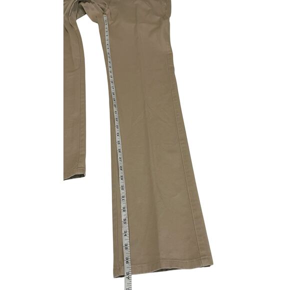 Peter Millar Men Crown Pilot Flat Front Trousers Twill Chino Pants Size 34 Khaki - Picture 5 of 14